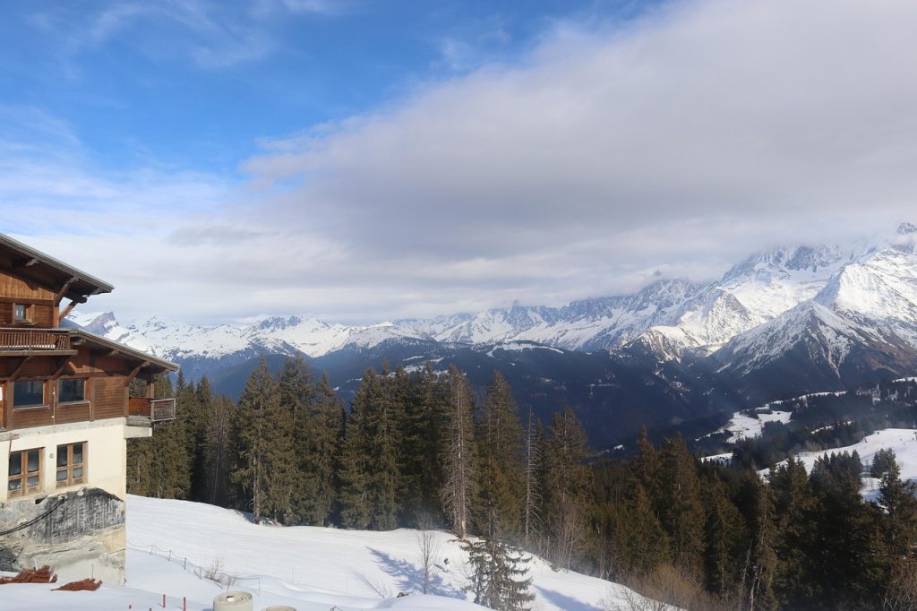 megeve, mountains, snow, building, summit, trees, snowy, winter, clouds, sky, landscape, nature, mountain range, scenery, megeve, megeve, megeve, megeve, megeve